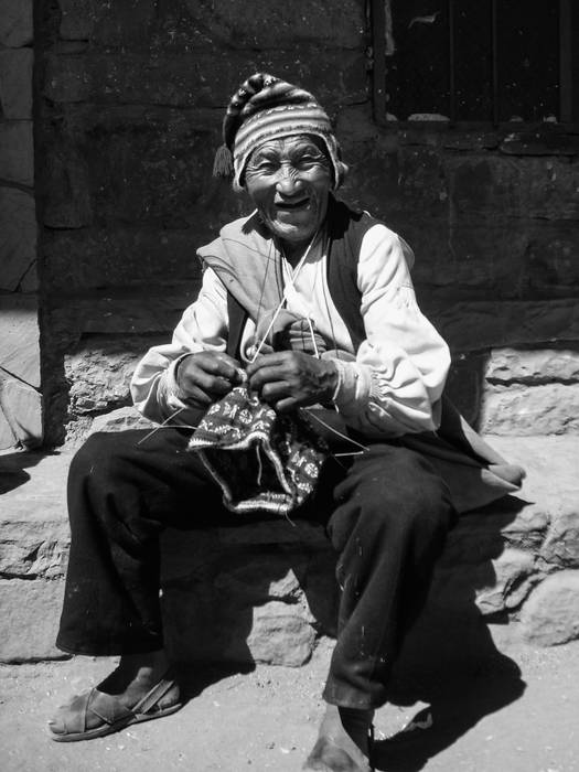 Titicaca lakuko gizon ehuleak