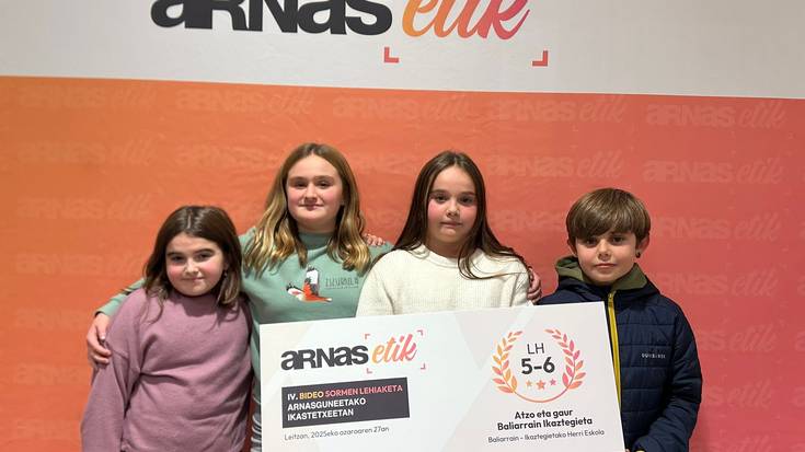 Ikaztegietarrak irabazle, Arnasetik bideo-sormen lehiaketan