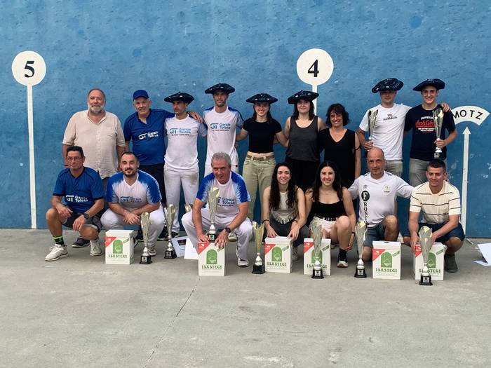 56. Berazubiko Pala Txapelketak baditu aurtengo irabazleak