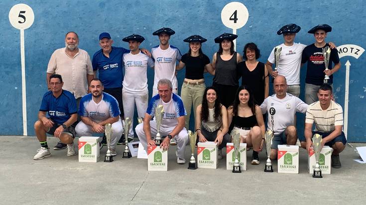 56. Berazubiko Pala Txapelketak baditu aurtengo irabazleak