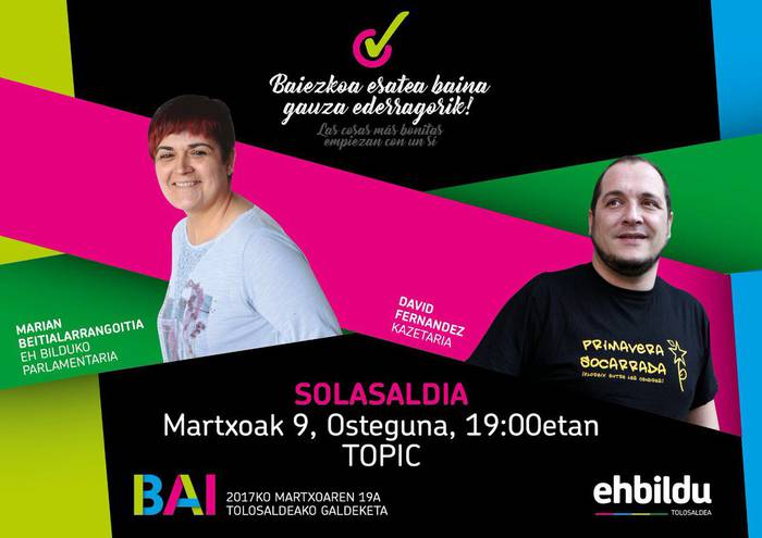 Baiezkoa esatea baino gauza ederragorik, solasaldia