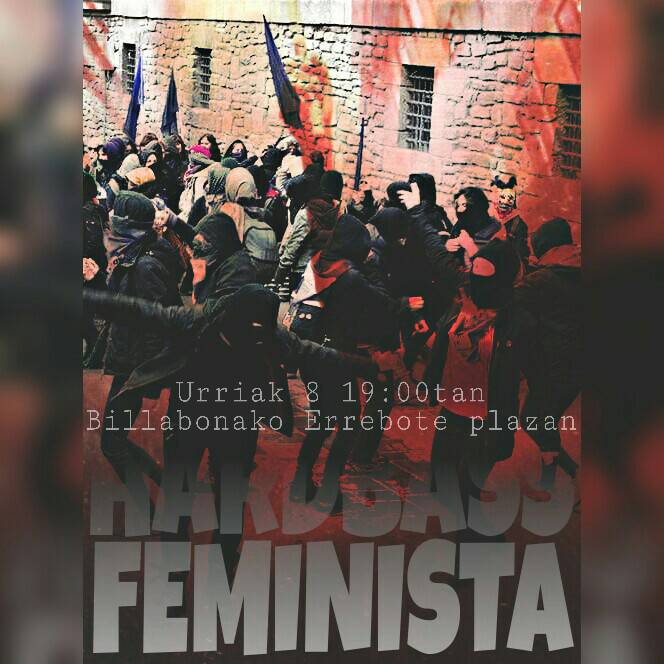 Feminismoa aldarri, eskualdean