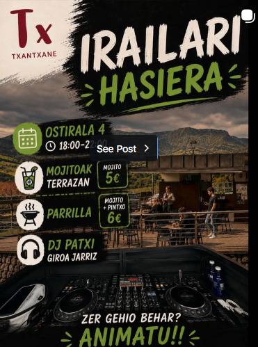 Irailari hasiera