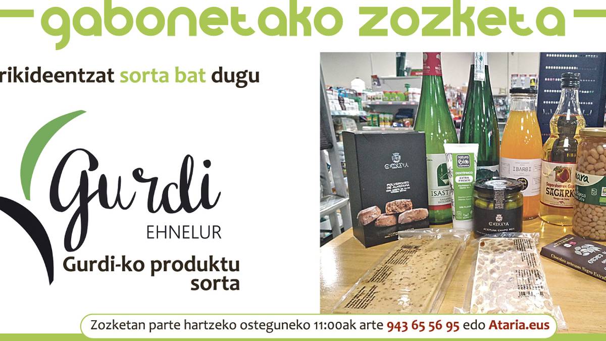 Gabonetako zozketa berezia martxan da