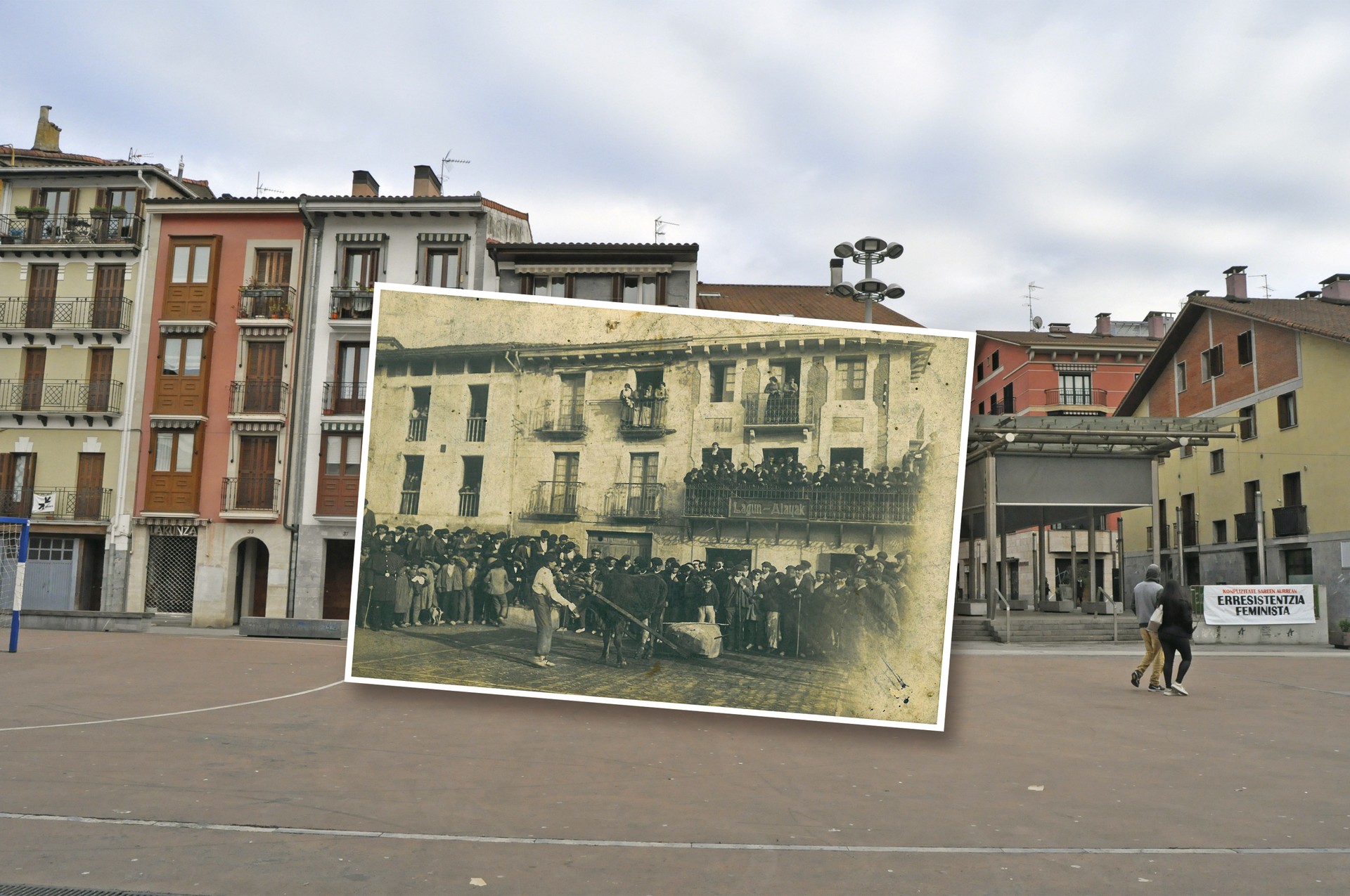 Villabonako Erreboteko plaza,  1903ko martxoa