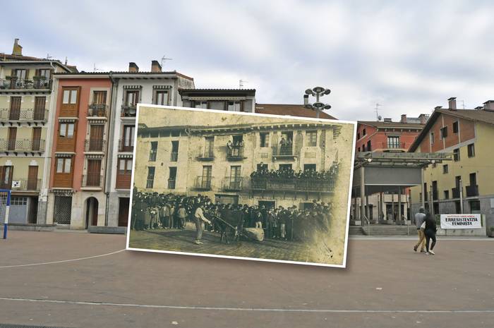 Villabonako Erreboteko plaza,  1903ko martxoa