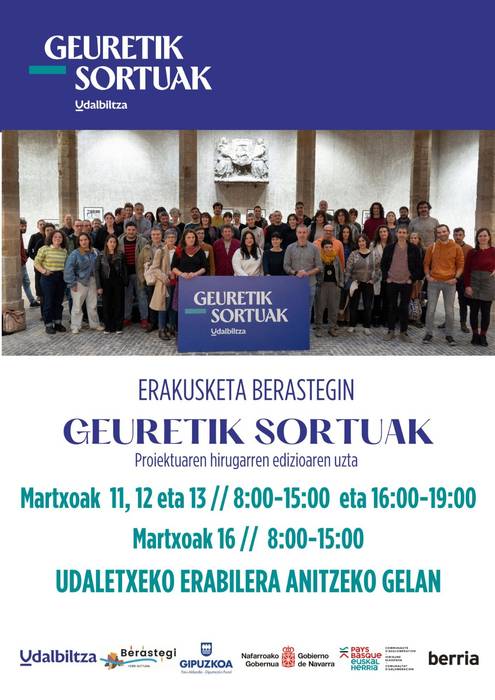 Erakusketa. 'Geuretik Sortuak'