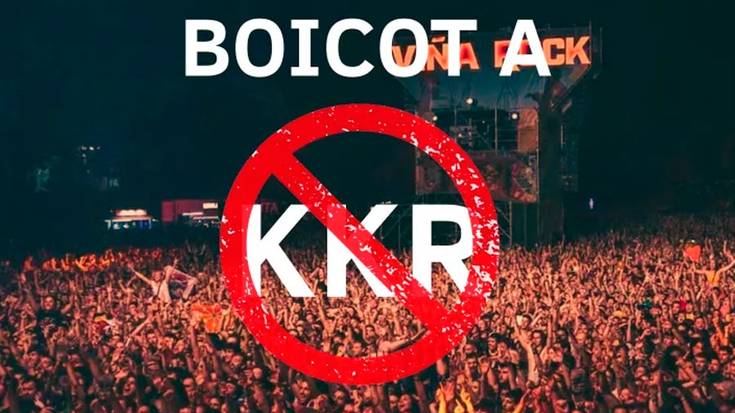 KKRren jaialdiei boikota