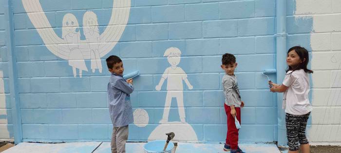 Ikaztegieta, mural margoketa 8 1654855827538