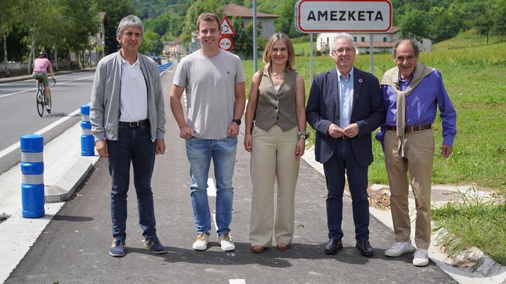 Amaitu dute saneamenduaren eta bidegorriaren lehen fasea