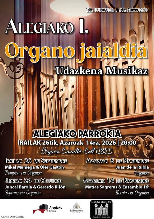 Alegiako I. Organo Jaialdia