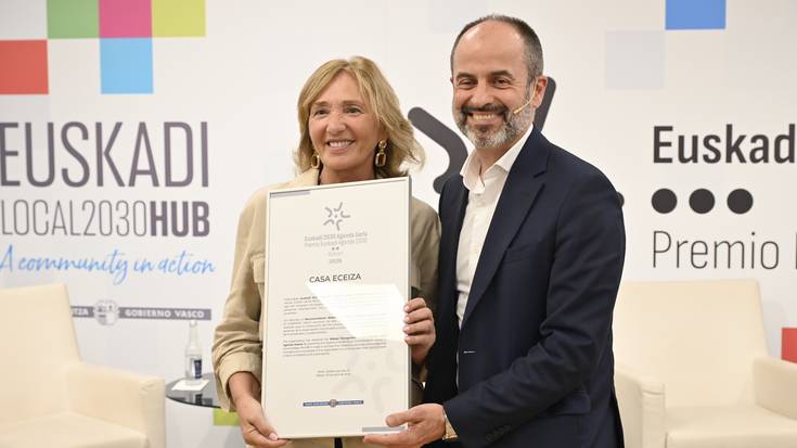 Casa Eceizak Bidean aitortza jaso du Euskadi 2030 Agenda Sarietan