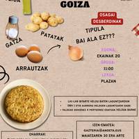 Patata tortilla goiza