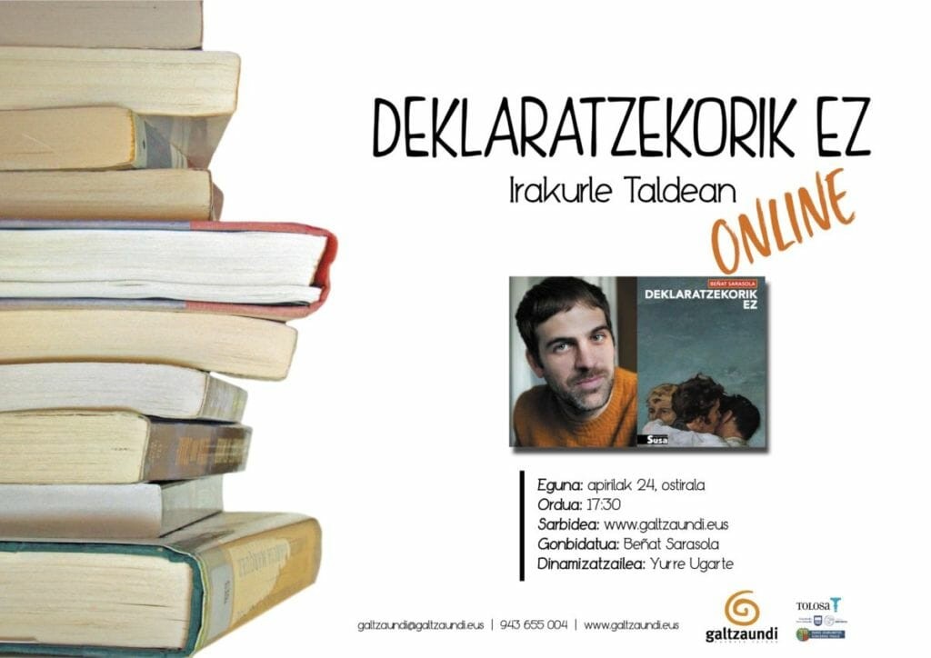 Irakurle taldearen online saioa ostiralean: izen-ematea irekita
