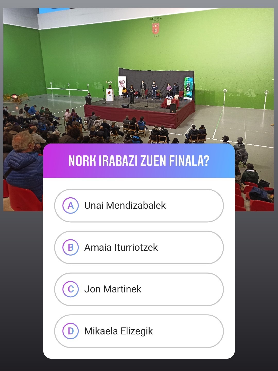 Tolosaldeko bertsolaritzaren gymcana, martxoaren 22tik 26ra