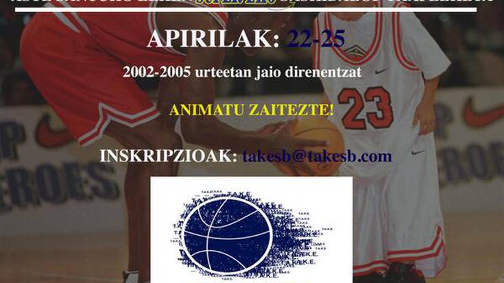 Aste Santuan, saskibaloi txapelketa haurrentzat lehenengoz