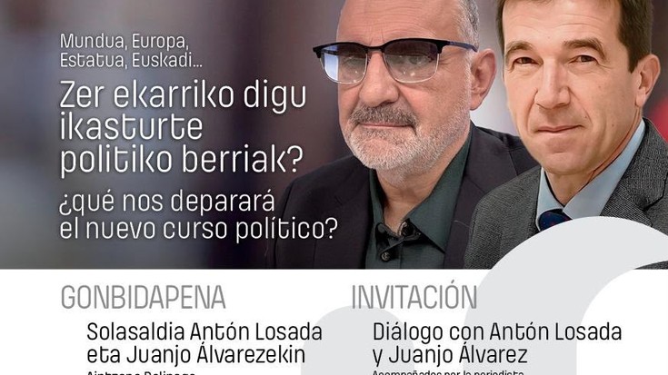 Hitzaldia: "Anton Losada eta Juanjo Alvarez" - Uzturre Foroa Elkartea (Urriak 14 - TOPIC)