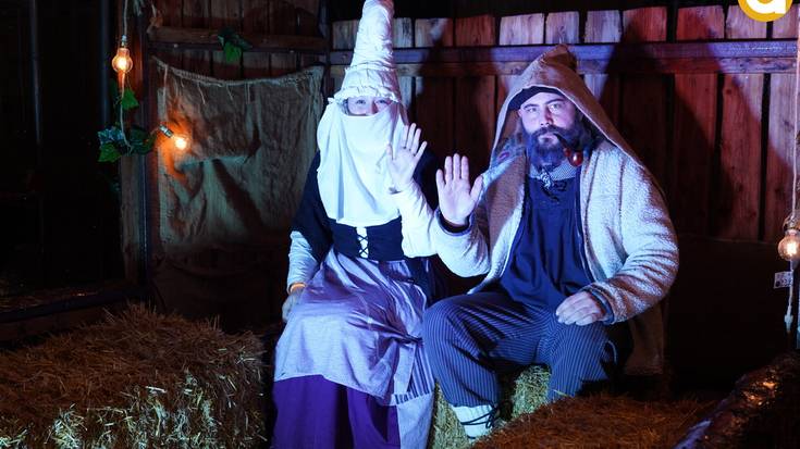 Jendetza Olentzeroren eta Mari Domingiren etorreran