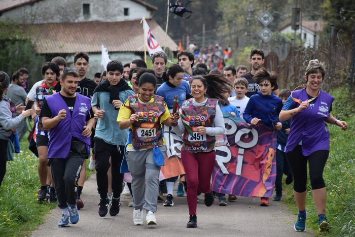 Bi sartu-irten egingo ditu Korrikak Tolosaldean