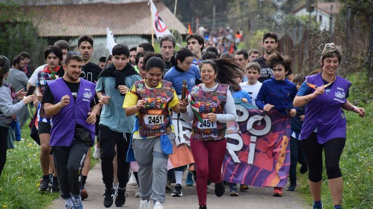 Bi sartu-irten egingo ditu Korrikak Tolosaldean