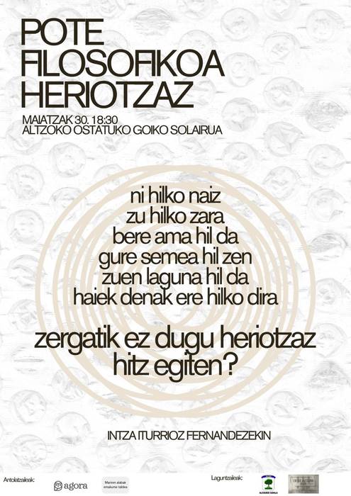 Pote filosofikoaz heriotzaz