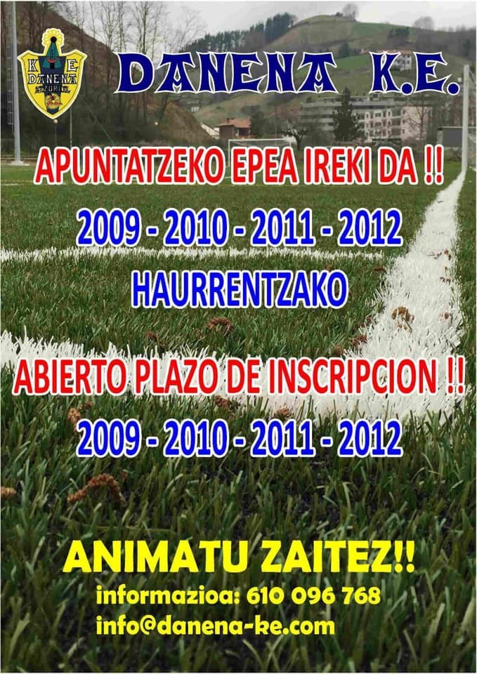 Apuntatzeko epea ireki da.