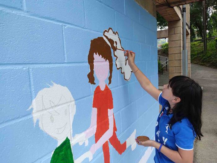 Ikaztegieta, mural margoketa 49 1654855840205