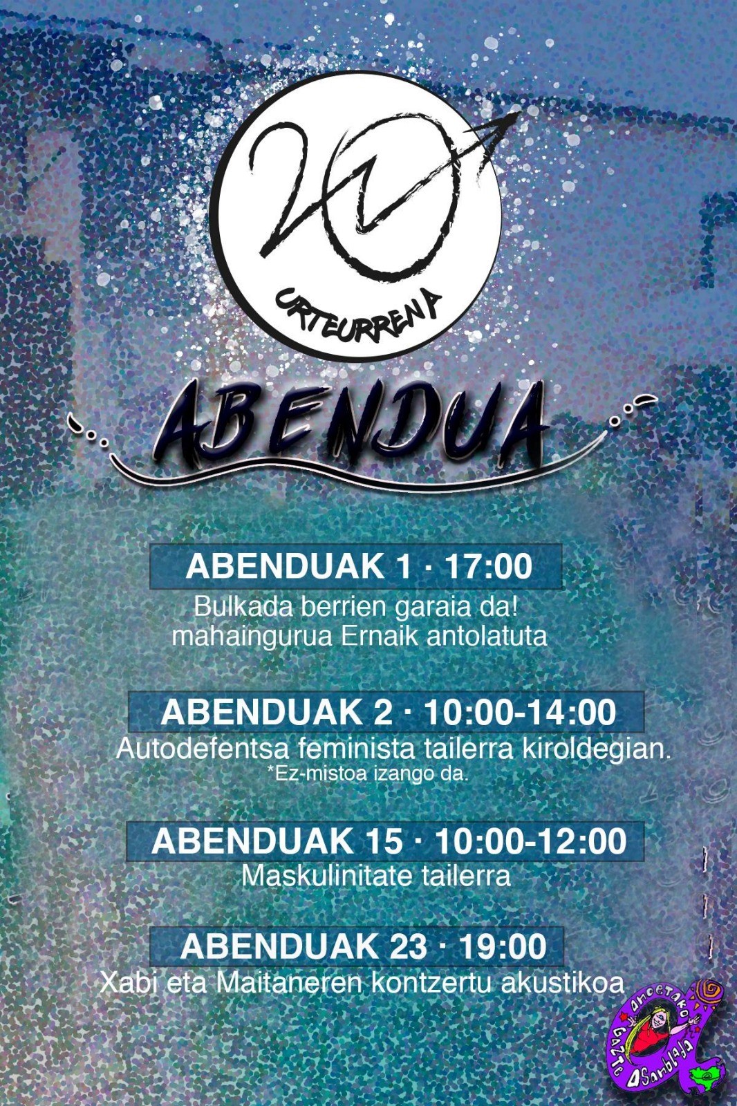 Abendua, Anoetako Gaztetxean