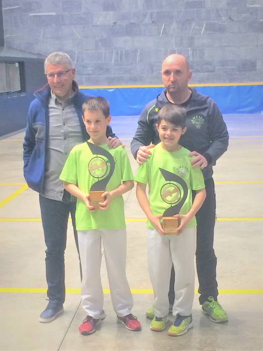 Maiza-Lopetegi eta Zabalegi-Isasa Xare  Txapeldunak,  Iruran