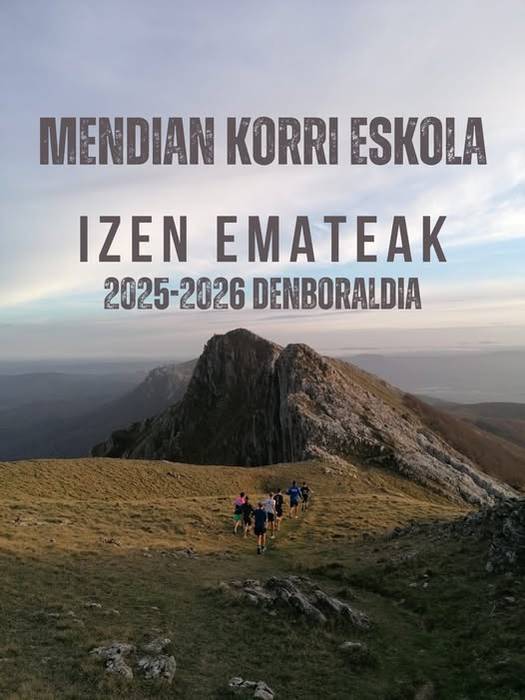 Mendian Korri Eskolan izena emateko aukera zabalik dago