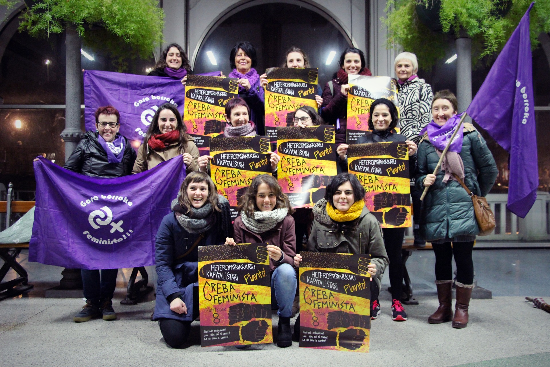 Greba feministaren harira, egitarauak osatu dituzte