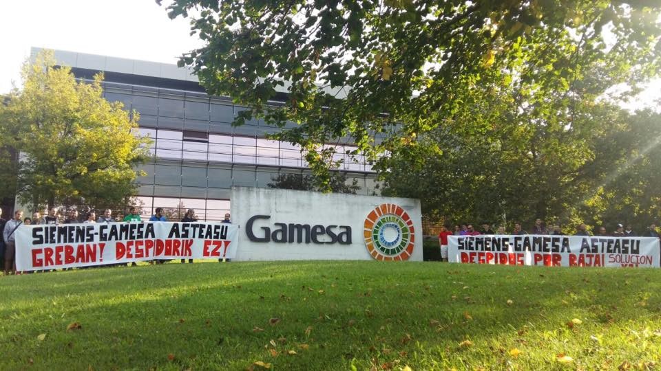 Siemens Gamesako langileek greban jarraitzen dute