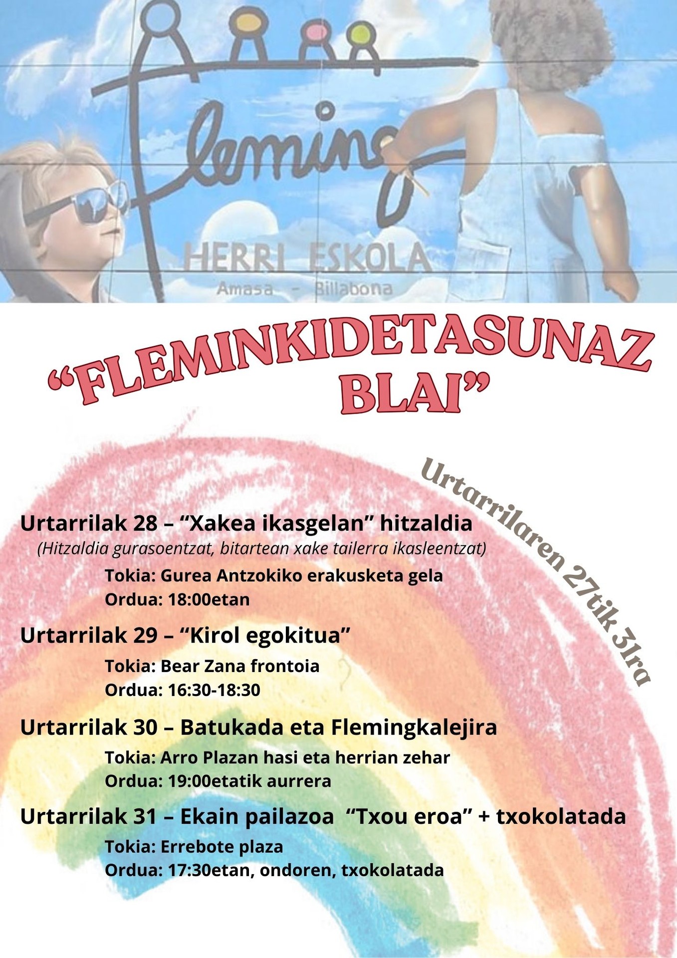 'Flemingkidetasunaz Blai' astea martxan