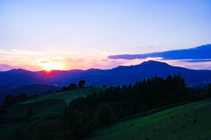 Ilunabarra Gaztelutik