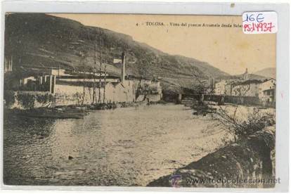 La Esperanza paper fabrika eta Arramele zubia Belate auzotik