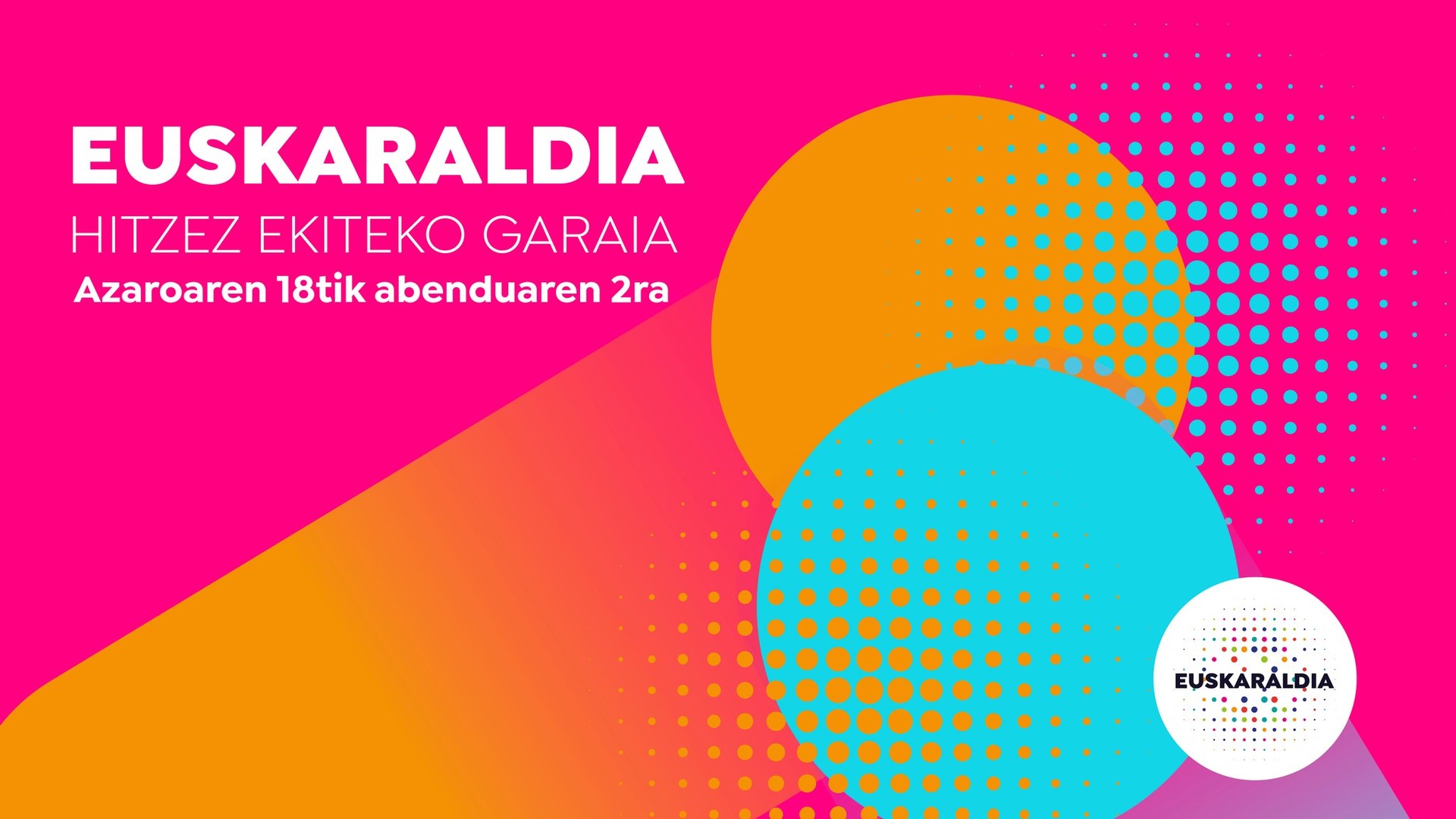 Boluntarioak behar dira Tolosaldean Euskaraldia antolatzeko