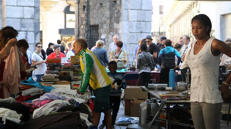 Abay Etiopiaren merkatu txiki baina jendetsua