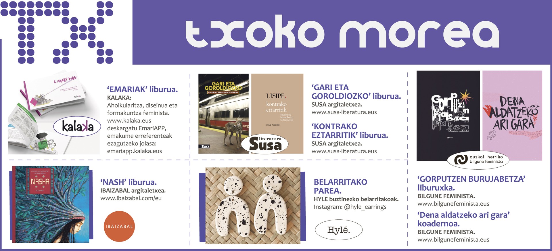 Atarikideentzat Txoko Morea antolatu du Atariak