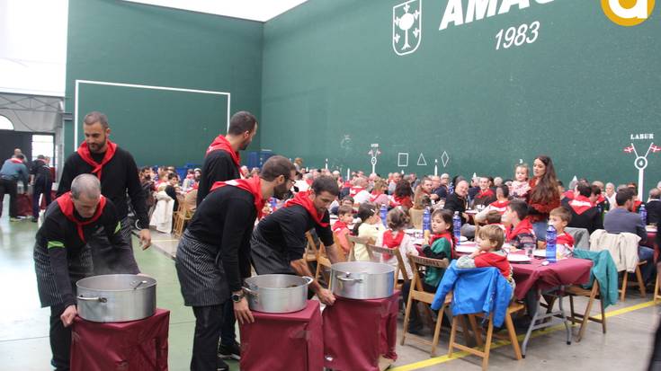 Amasarrak hasi dira sanmartinak ospatzen