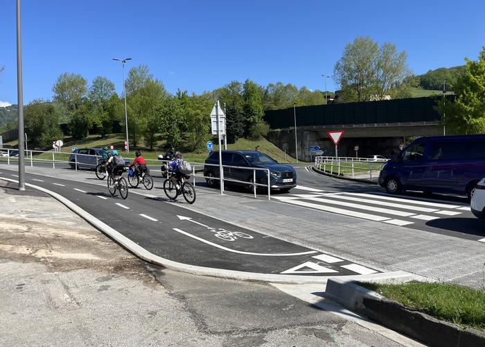 Amarozko eta Usabalgo biribilguneen arteko bidegorri tartea osatuko du Aldundiak