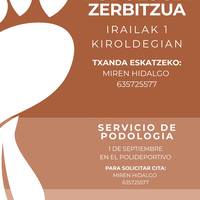 Podologia zerbitzua