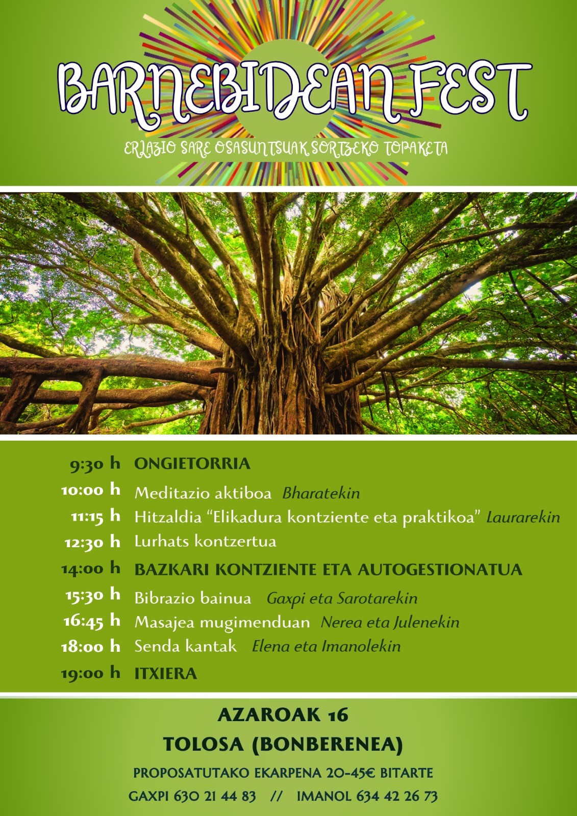 Barnebidean Fest jaialdia antolatu dute azaroaren 16rako