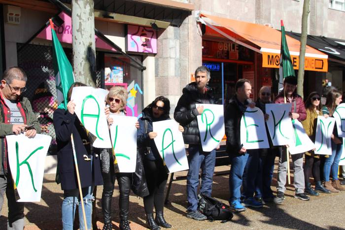 Garbitzaileak protestan, ELA 32 1550232992969