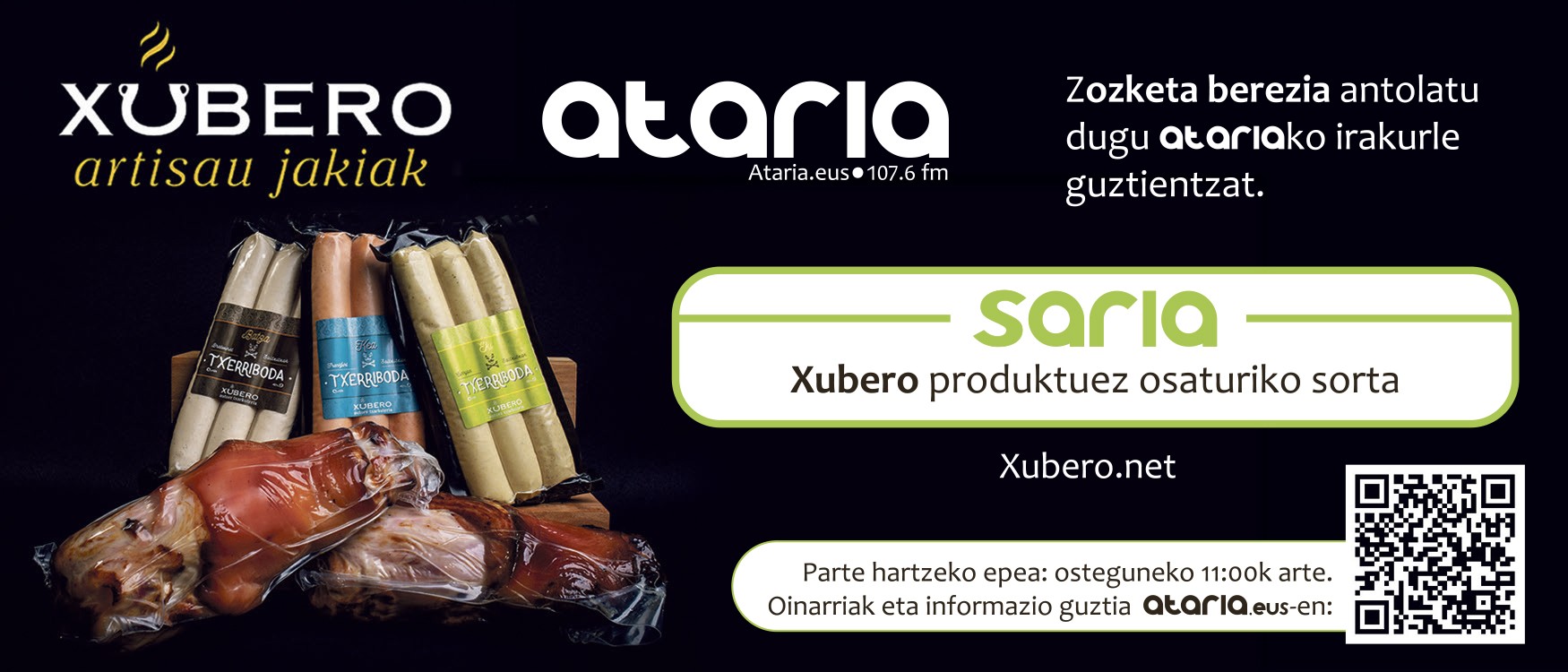 ATARIAk antolatutako udazkeneko zozketa berezia martxan da