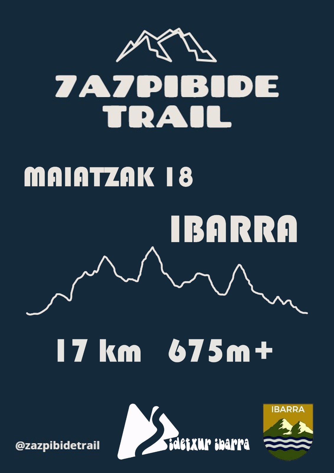 Zazpibide Trail mendi lasterketarako dortsala zozkatuko dugu