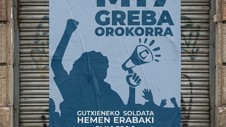 ATARIAk bat egingo du martxoaren 17ko greba orokorrarekin