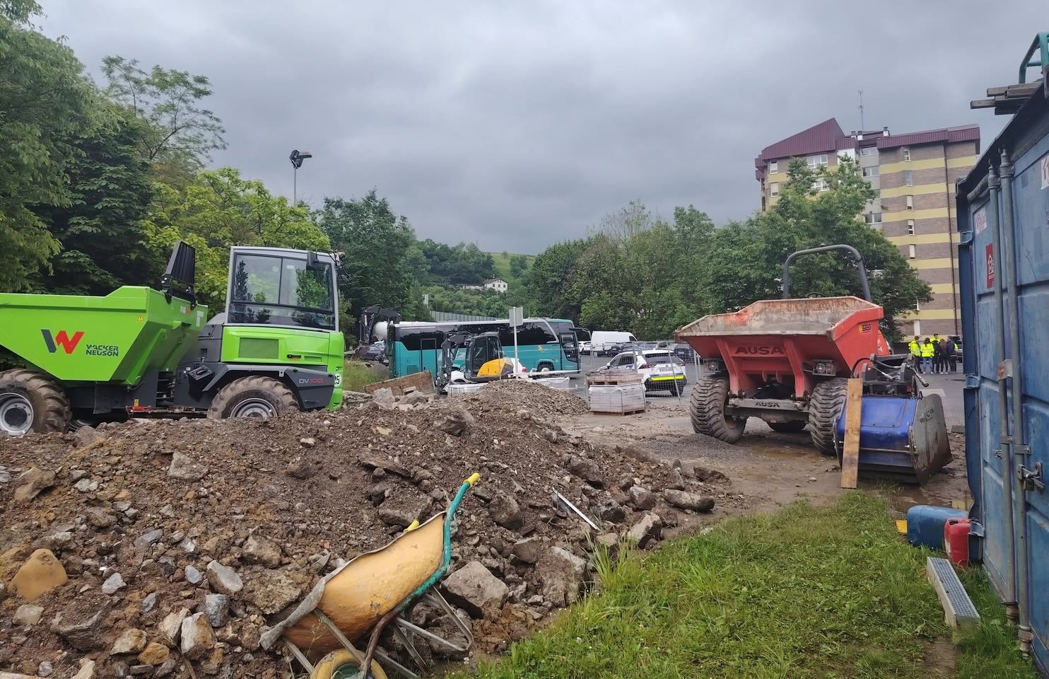 EAJ-PNV Villabonak Txermin aparkalekuko obretan  aurreikuspen faltaren salaketa egin du