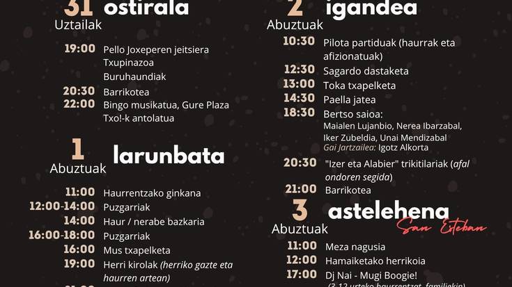 Larraulgo festak
