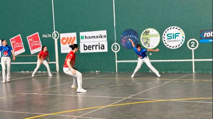 Ados Pilotaren Binakako Txapelketaren jaialdia Beotibarren