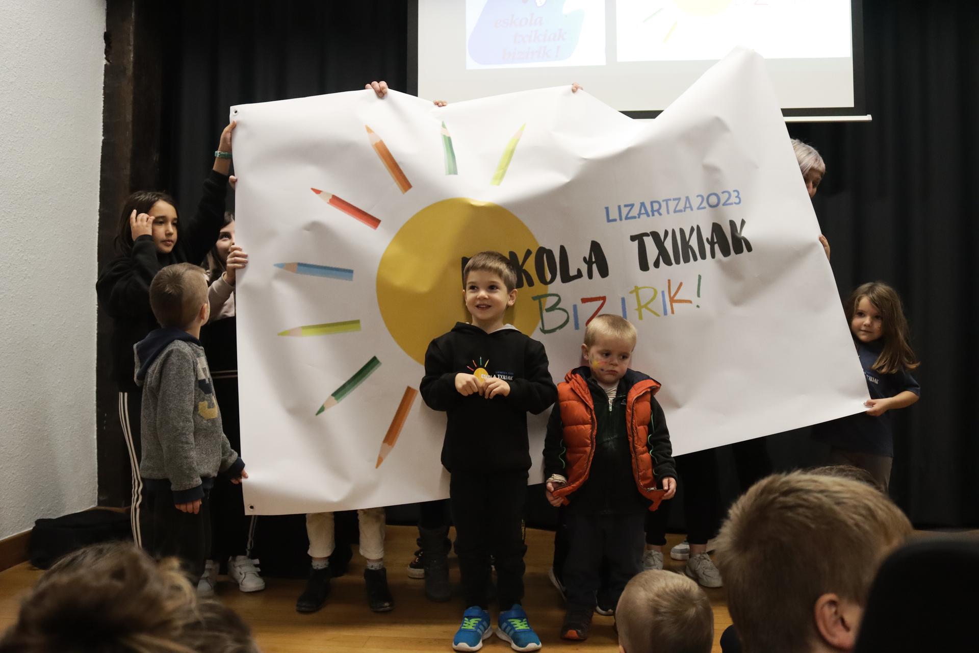 Lekukoa hartu du Lizartzako eskolak